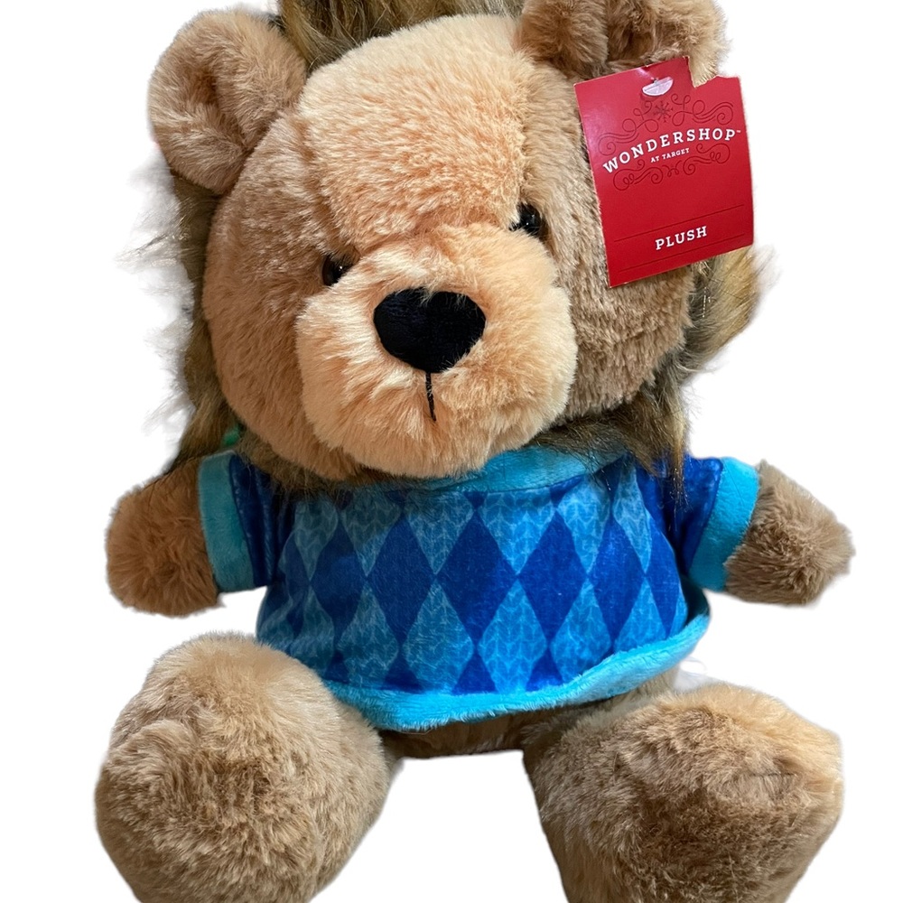 Animal Adventure Lion Very Soft Stuffed Animal Plush Wondershop NEW w/tag..